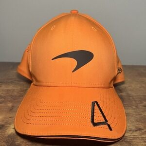 McLaren F1 Team New Era Orange Cap Adjustable Racing Hat Snap Back Hamilton